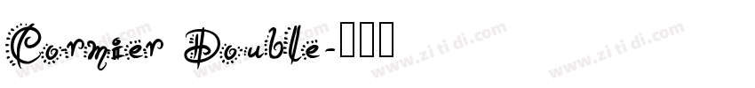Cormier Double字体转换